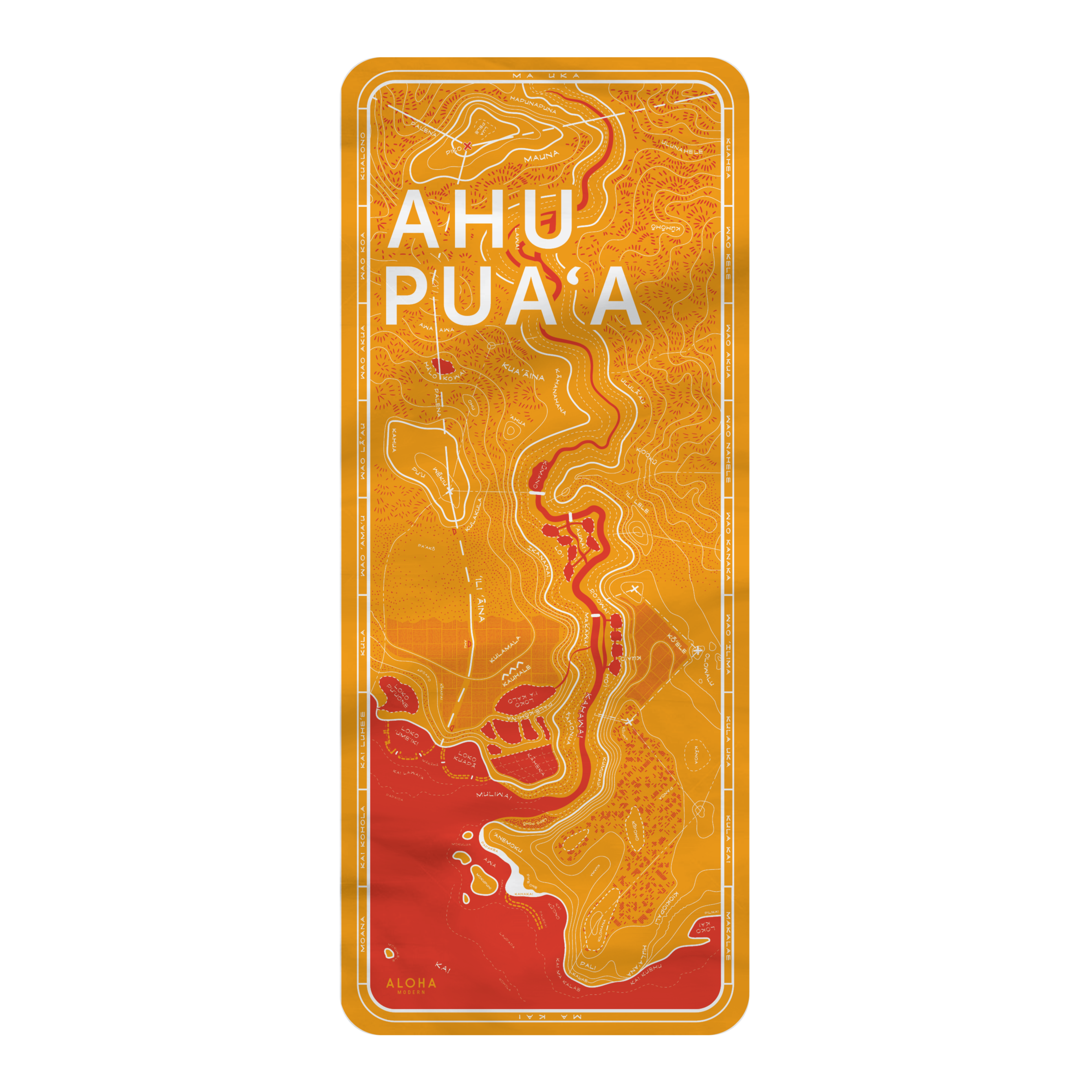 Hawaiʻi Ahupuaʻa Towel