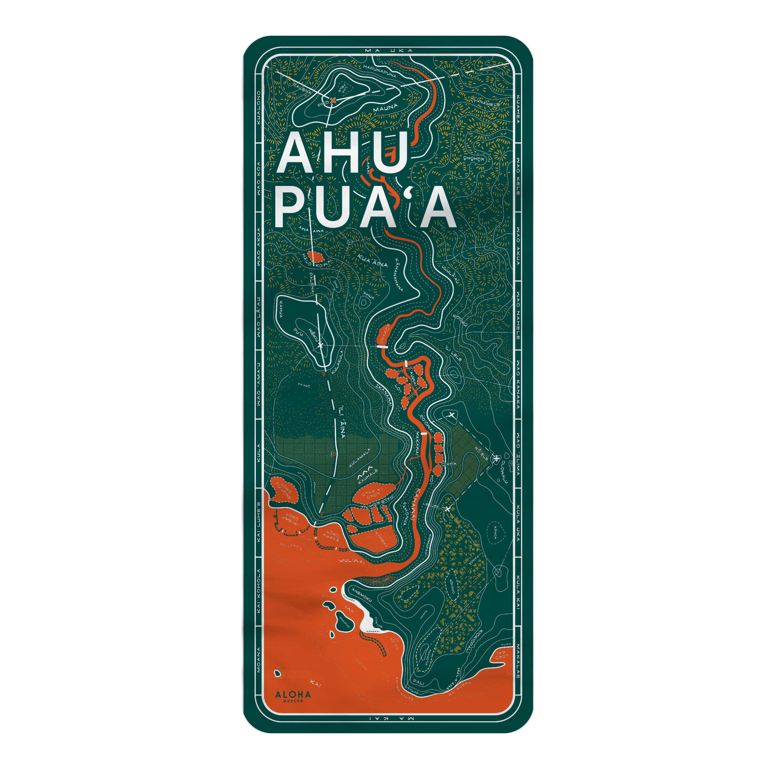 Oʻahu Ahupuaʻa Towel